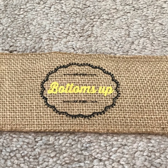 ⚡️ HOST PICK⚡️ NWOT Set of 6 Burlap Koozies - Picture 9 of 9